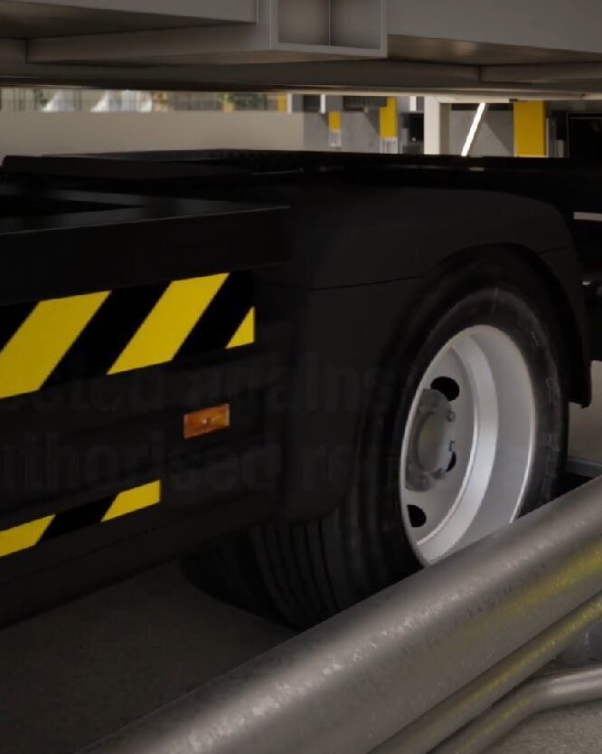 COMBILOK SWAP restraint for parked swap body container