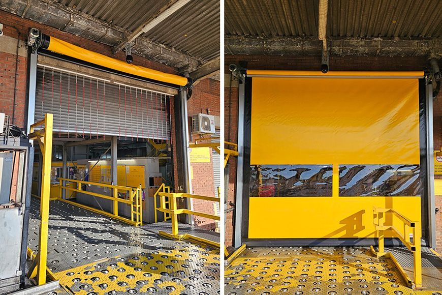 Stertil Fast Action Door at Heathrow Airport